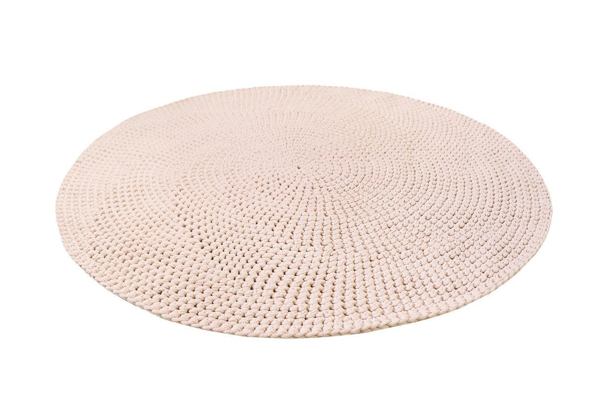 Crochet Rug MOON | PALE PINK