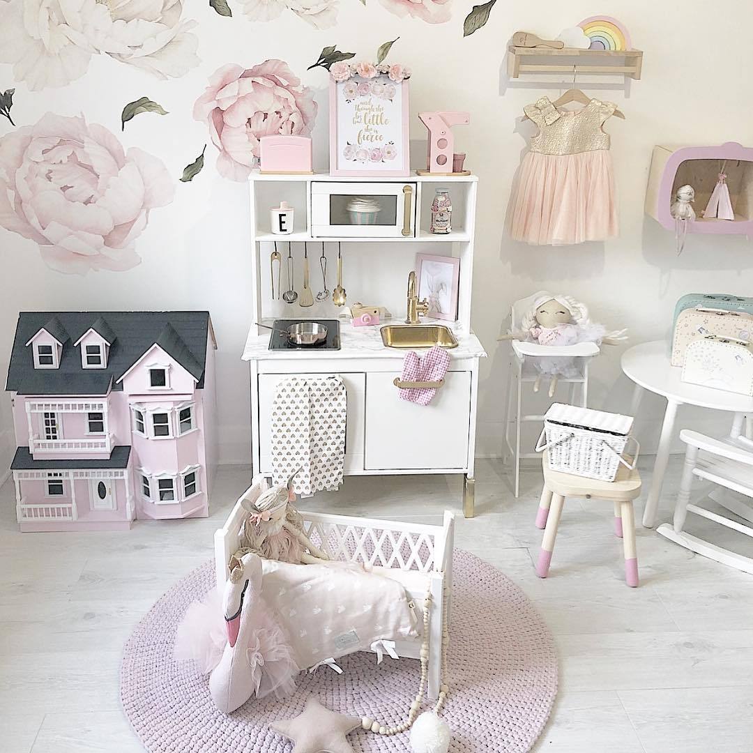 Crochet Rug MOON | PALE PINK
