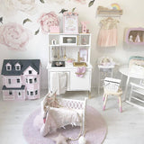 Crochet Rug MOON | PALE PINK