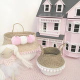 Crochet Rug MOON | PALE PINK