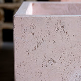 Cubrosa | Blushstone – 30cm Medium Square Concrete Planter – 14L Cube Plant Pot