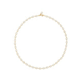 Oval Crystal Framed Necklace