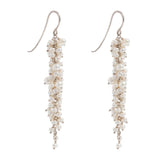 Delicate Silver Pearl Drops