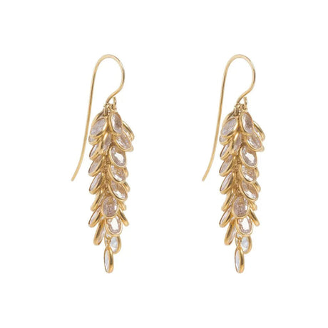 Gold Midi Crystal Drops