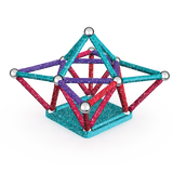 Geomag Glitter Recycled 60 Pieces Set