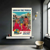 Daft Punk Around The World Canvas Poster