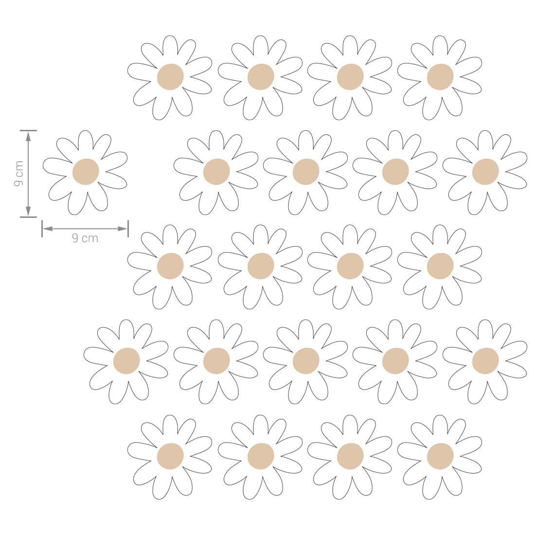 Wall Sticker | Daisies VI