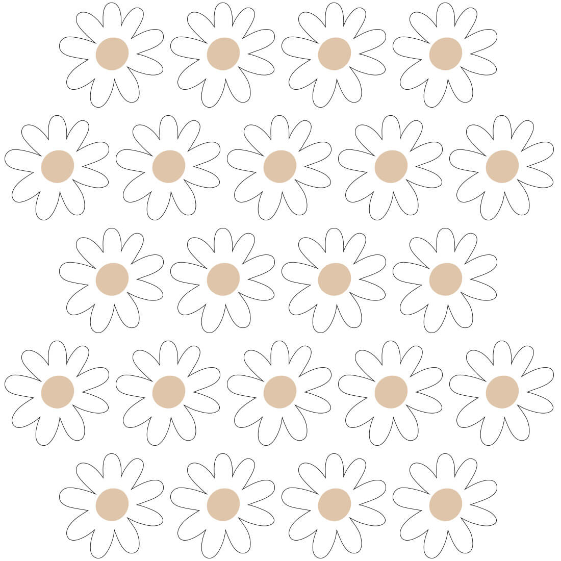 Wall Sticker | Daisies VI