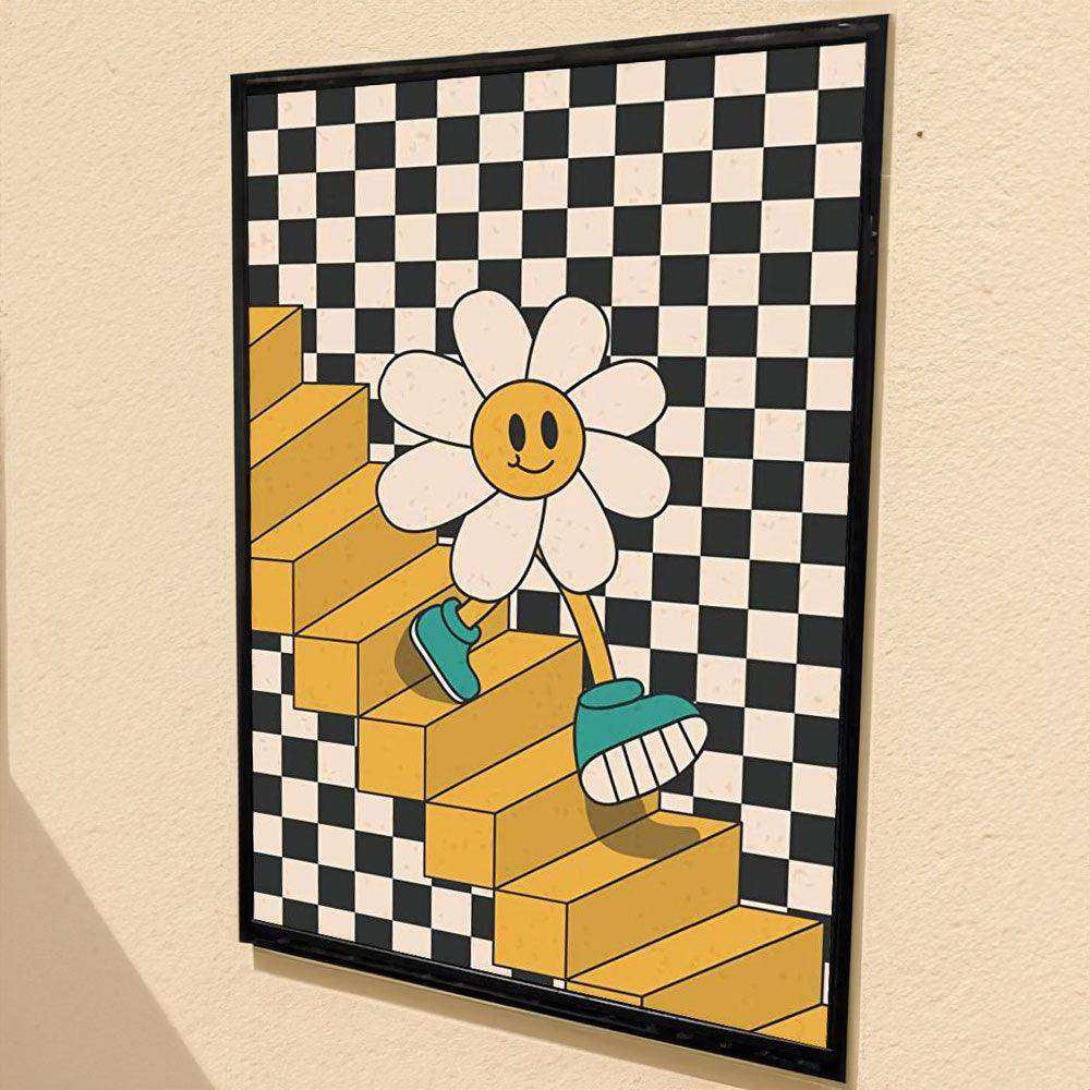Daisy Steps Print