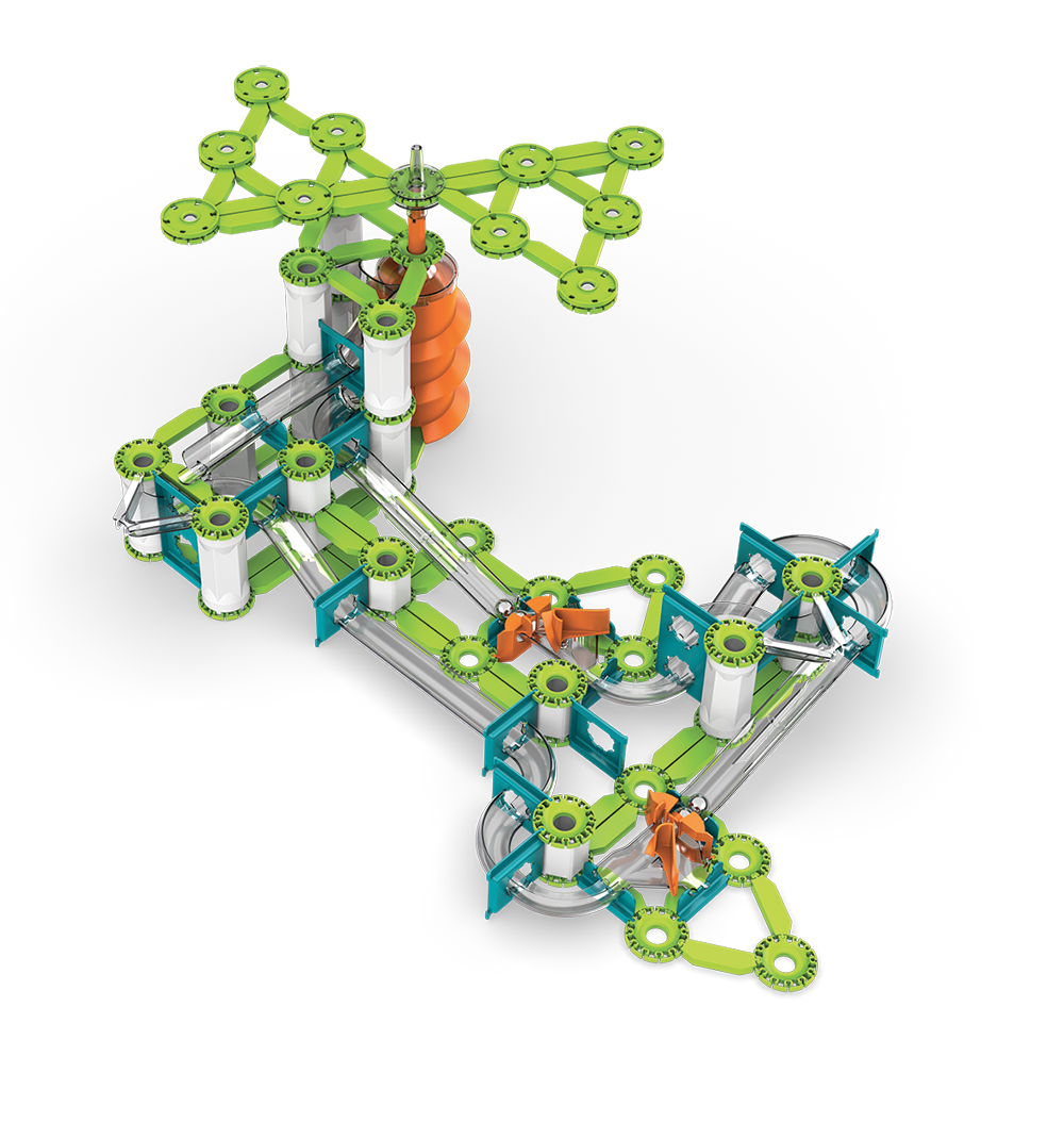 Geomag Mechanics Gravity Elevator Circuit 207 Pieces