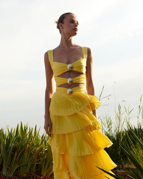 Devin Dress - Yellow