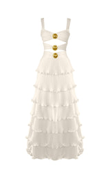 Devin Dress - White