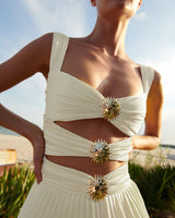 Devin Dress - White