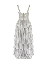 Devin Glam Dress - Pale Silver