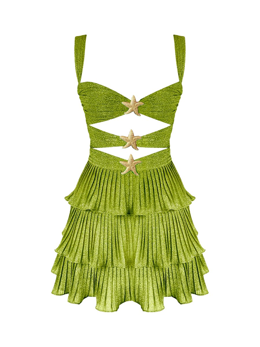 Devin Short Mermaid - Olive Green
