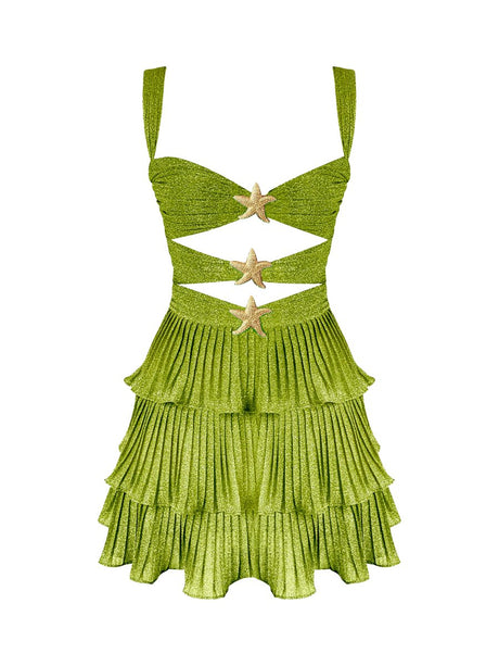 Devin Short Mermaid - Olive Green