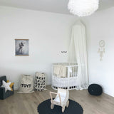 Crochet Doily Rug | CHARCOAL