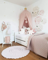 Crochet Doily Rug | PALE PINK