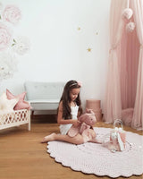 Crochet Doily Rug | PALE PINK
