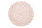 Crochet Doily Rug | PALE PINK