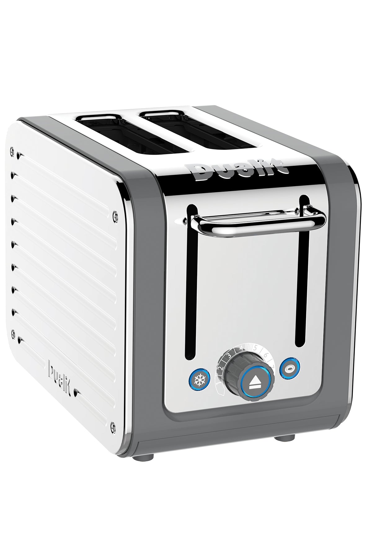 Architect 2 Slot Grey & Stainless Steel Toaster