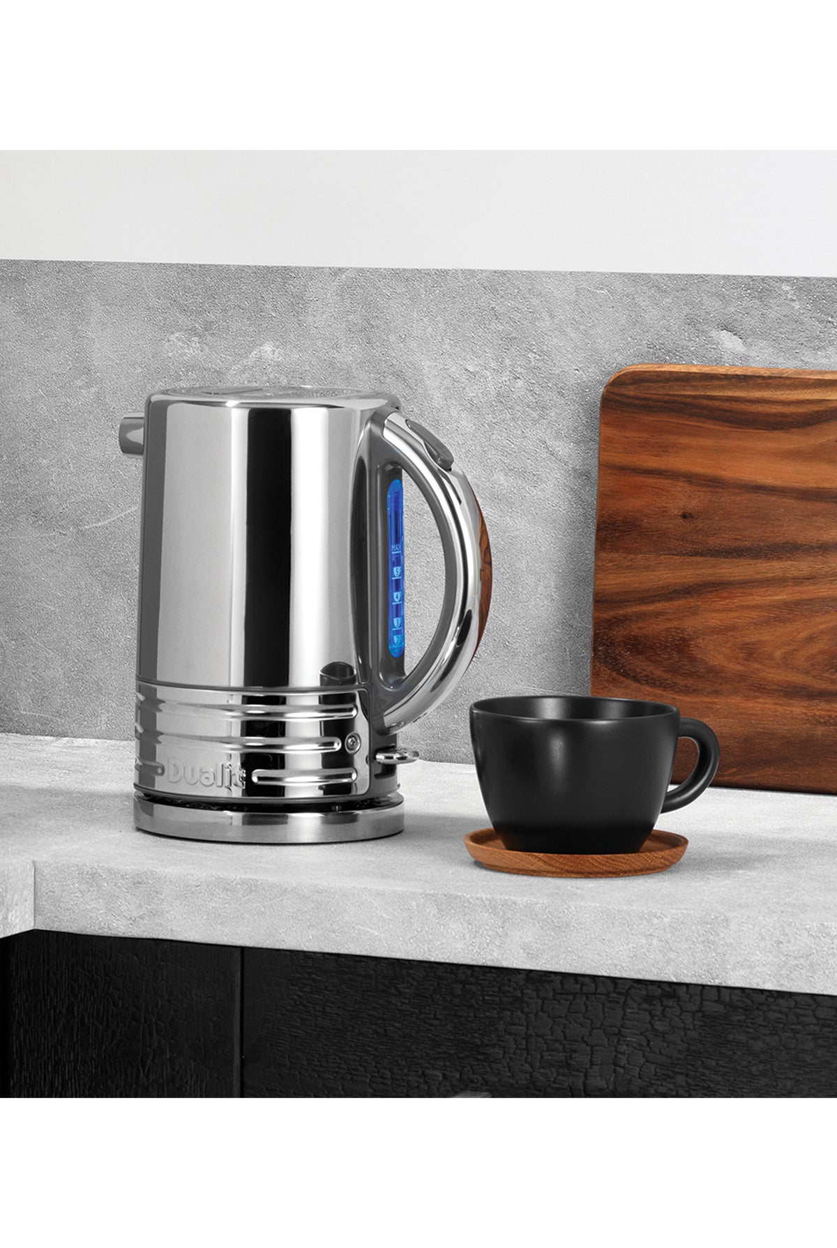 Architect Kettle -  Grey and Stainless Steel