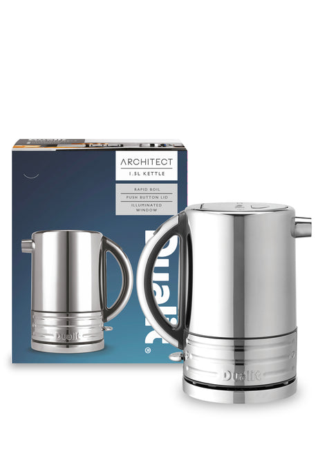 Architect Kettle -  Grey and Stainless Steel