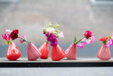 TUMBLING VASE - H12 D10 cm - RASPBERRY