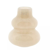 VASE SKRZYSZOW S- H16 D14 cm - BEIGE