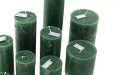 LUXURY RUSTIC CANDLE - DARKGREEN