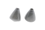 TUMBLING VASE - H12 D10 cm - GREY
