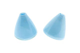 TUMBLING VASE - H12 D10 cm - BABYBLUE