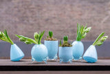 TUMBLING VASE - H12 D10 cm - BABYBLUE