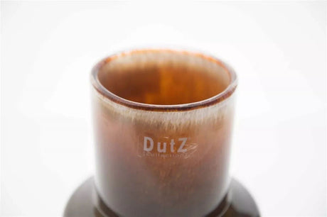 VASE RINGO- H18 D16 cm - MOCCA