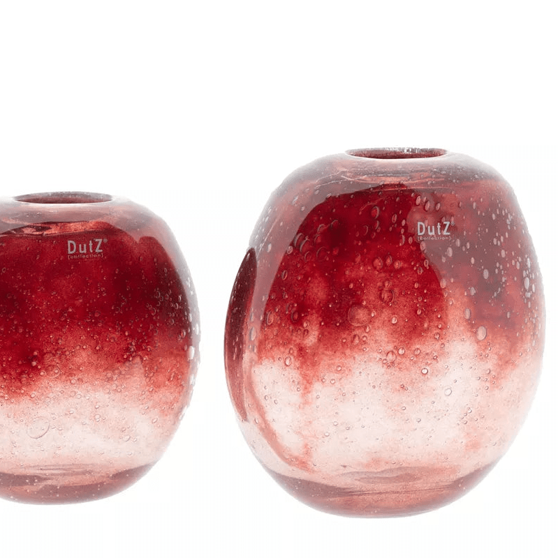 Vase Decor OVALI - RASPBERRY Bubbles
