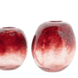Vase Decor OVALI - RASPBERRY Bubbles