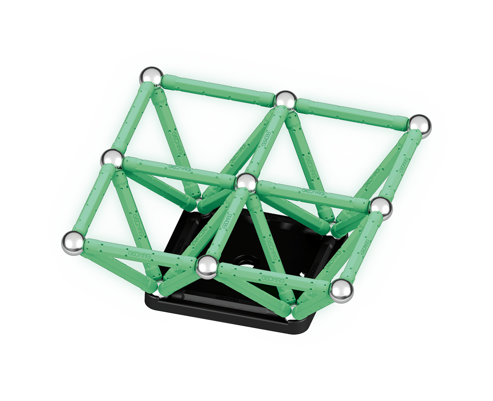 Geomag Glow Recycled 60 Pieces Set