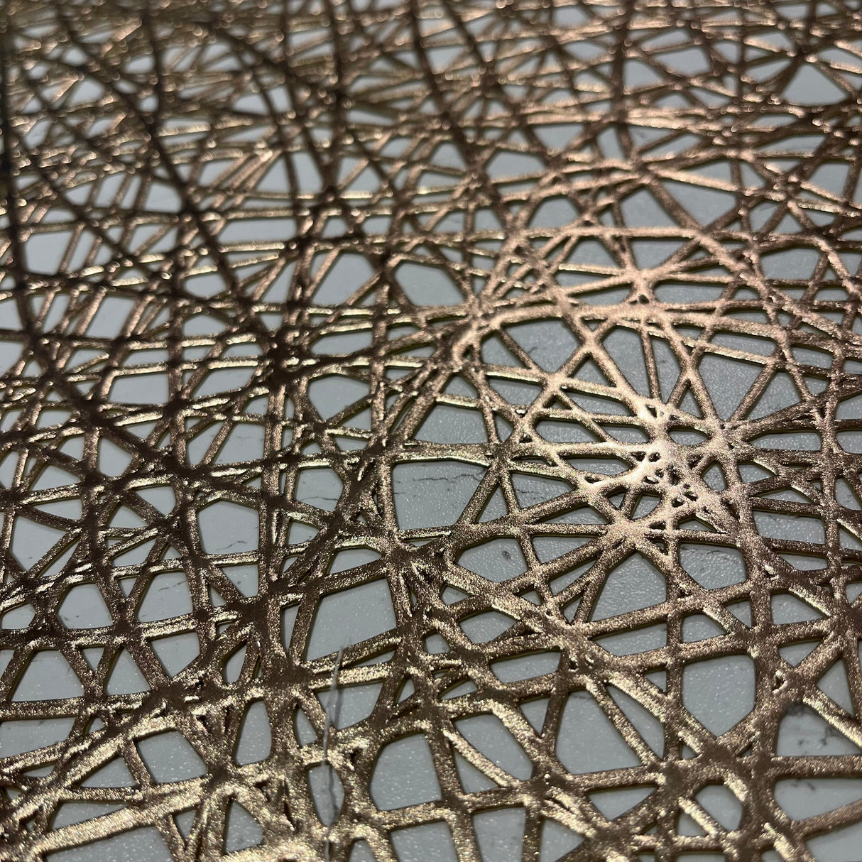 Emily Gold Round Placemat