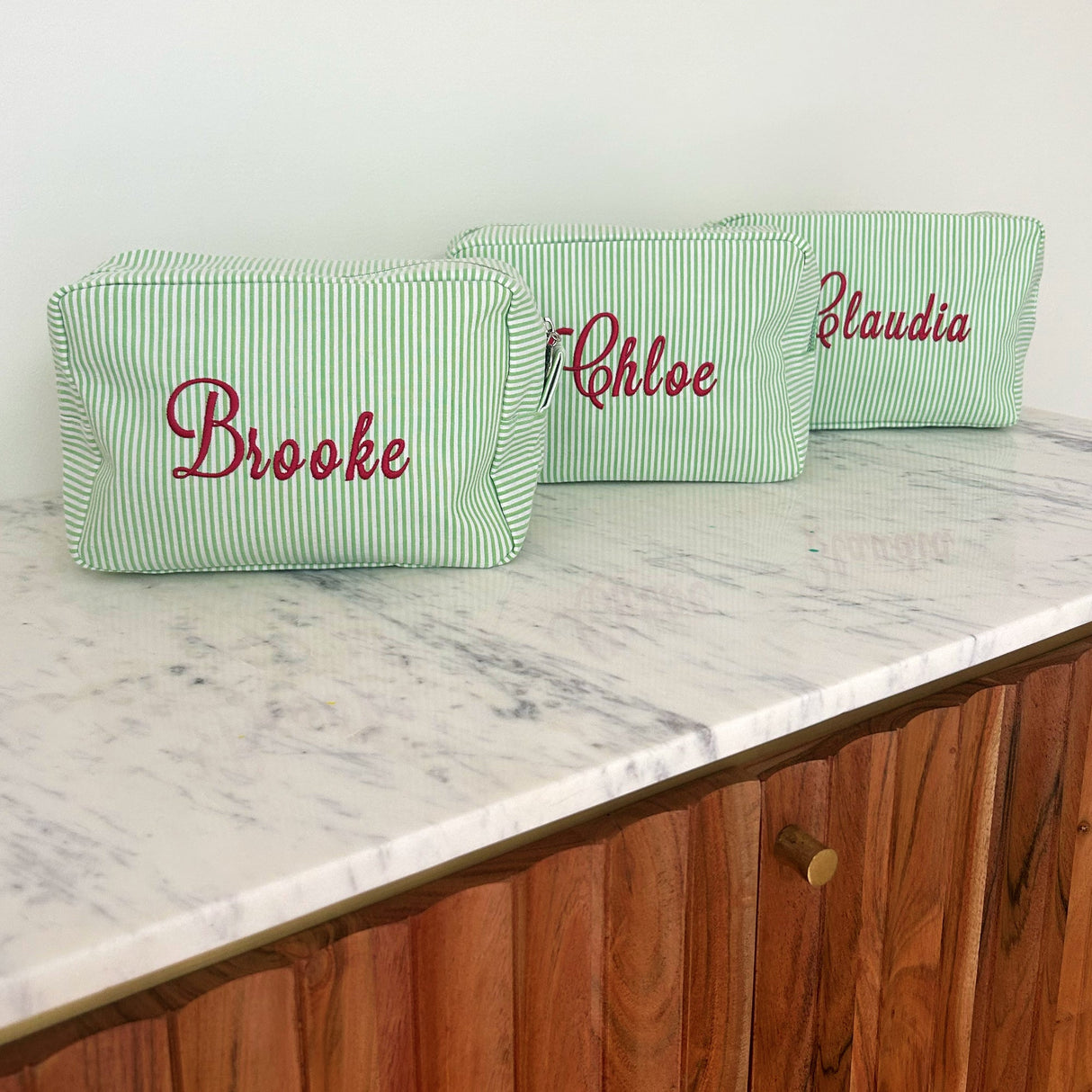 Monogramed Make Up Bag