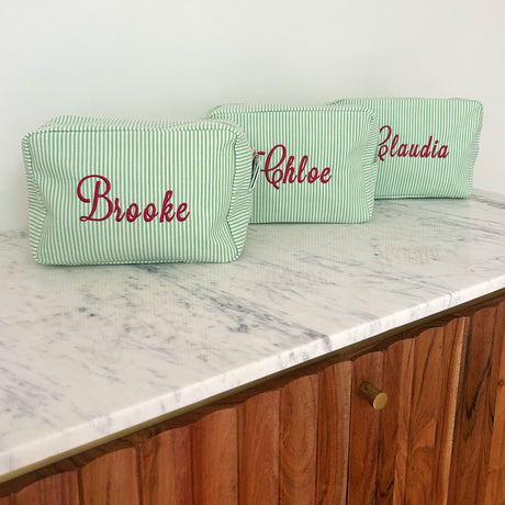 Monogramed Make Up Bag