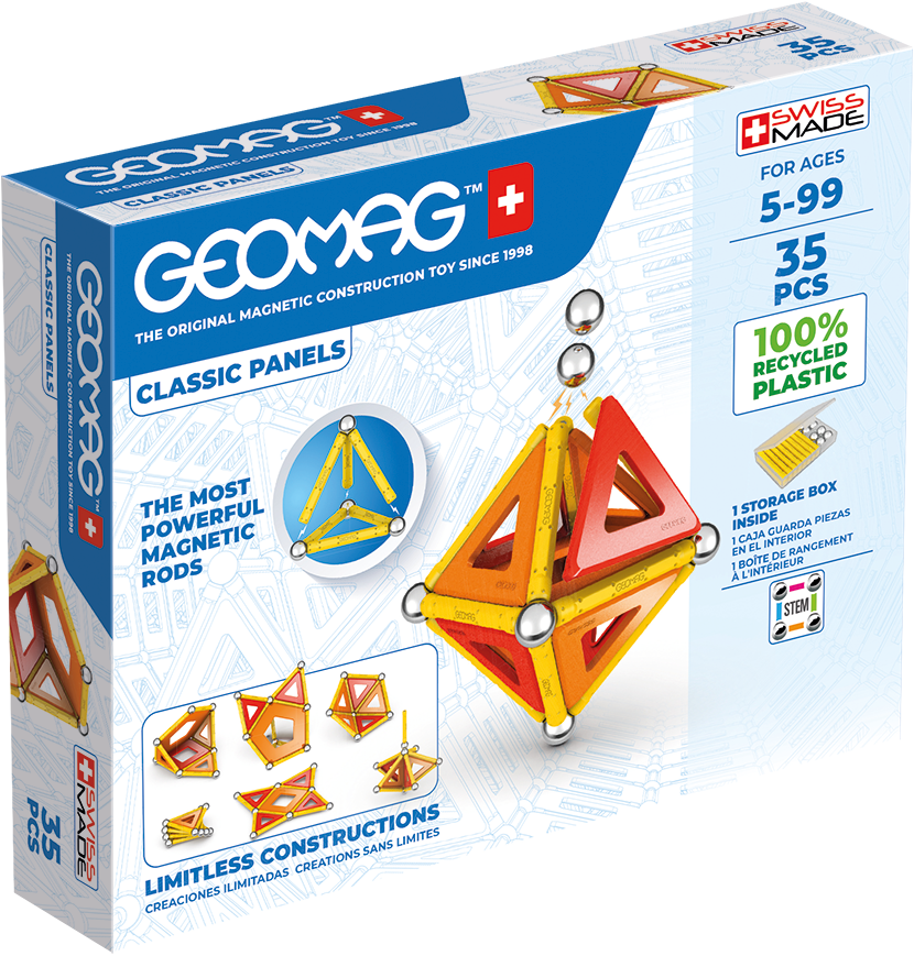 Geomag Classic Panels Recycled 35 Pieces Set