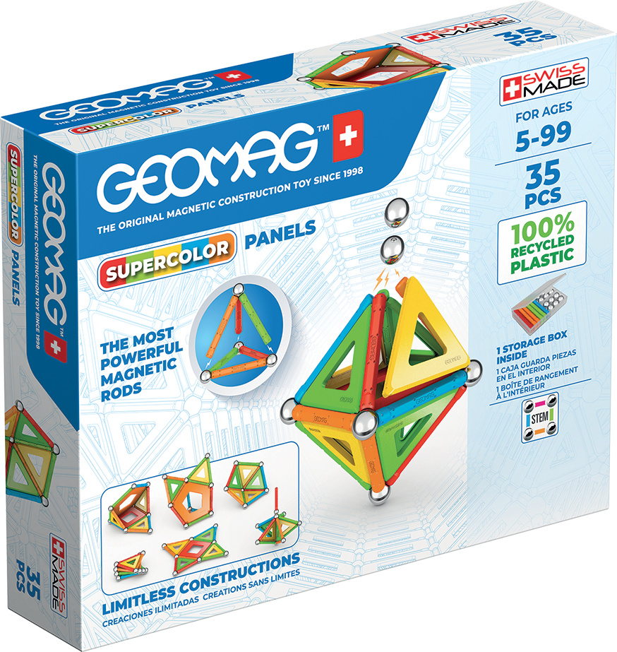 Geomag Supercolor Panels 35 Pieces Set