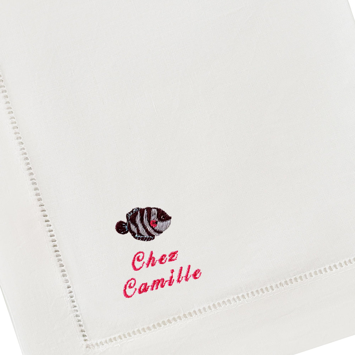 Embroidered Fish Napkins
