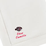Embroidered Fish Napkins