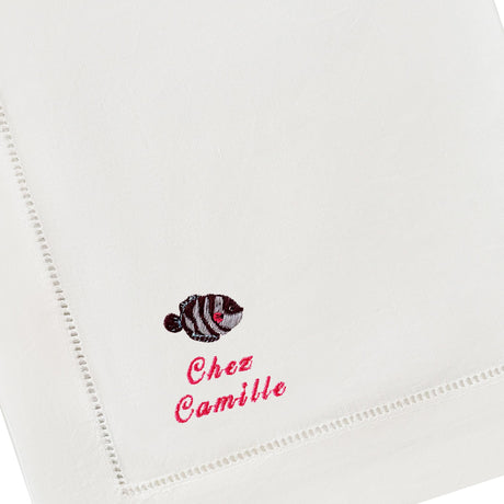 Embroidered Fish Napkins