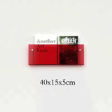 Floating Acrylic Magazine Holder