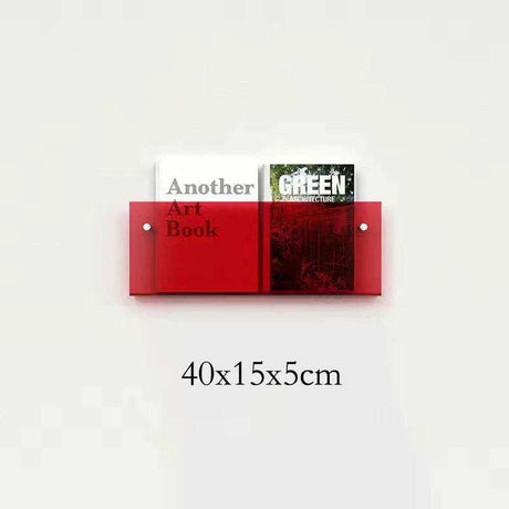 Floating Acrylic Magazine Holder