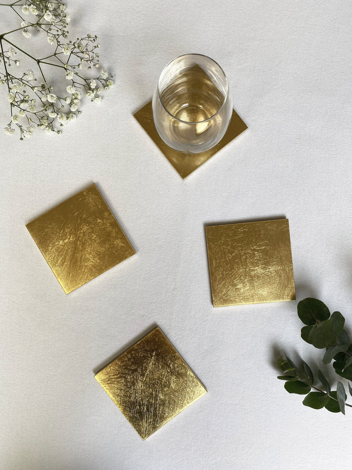 Coaster - Gold Leaf