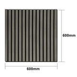 Grey Oak Acoustic Wall Panels Pack of 4