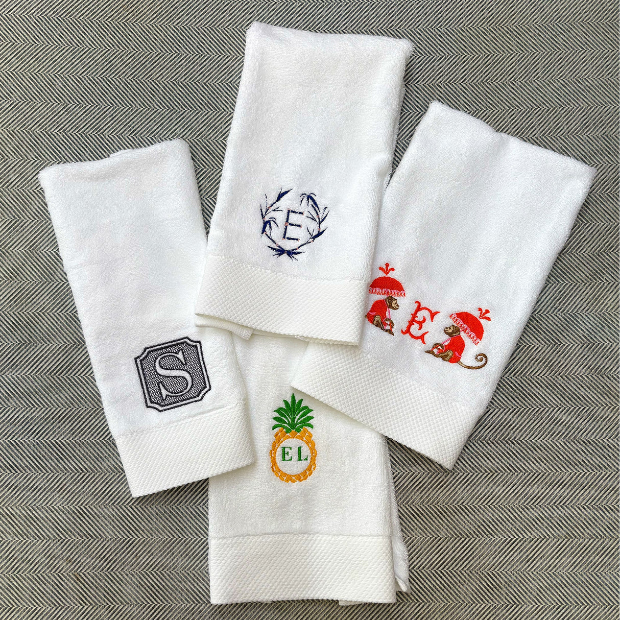 Bespoke Guest Bathroom Hand Towels